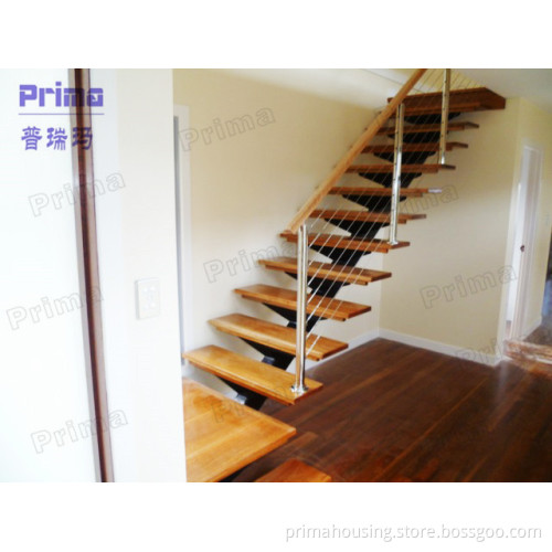 Indoor Wooden Staircase Design Luxury Wood Stairs Design Pr-L1058
